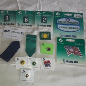 Girl Scout Pins and Patches